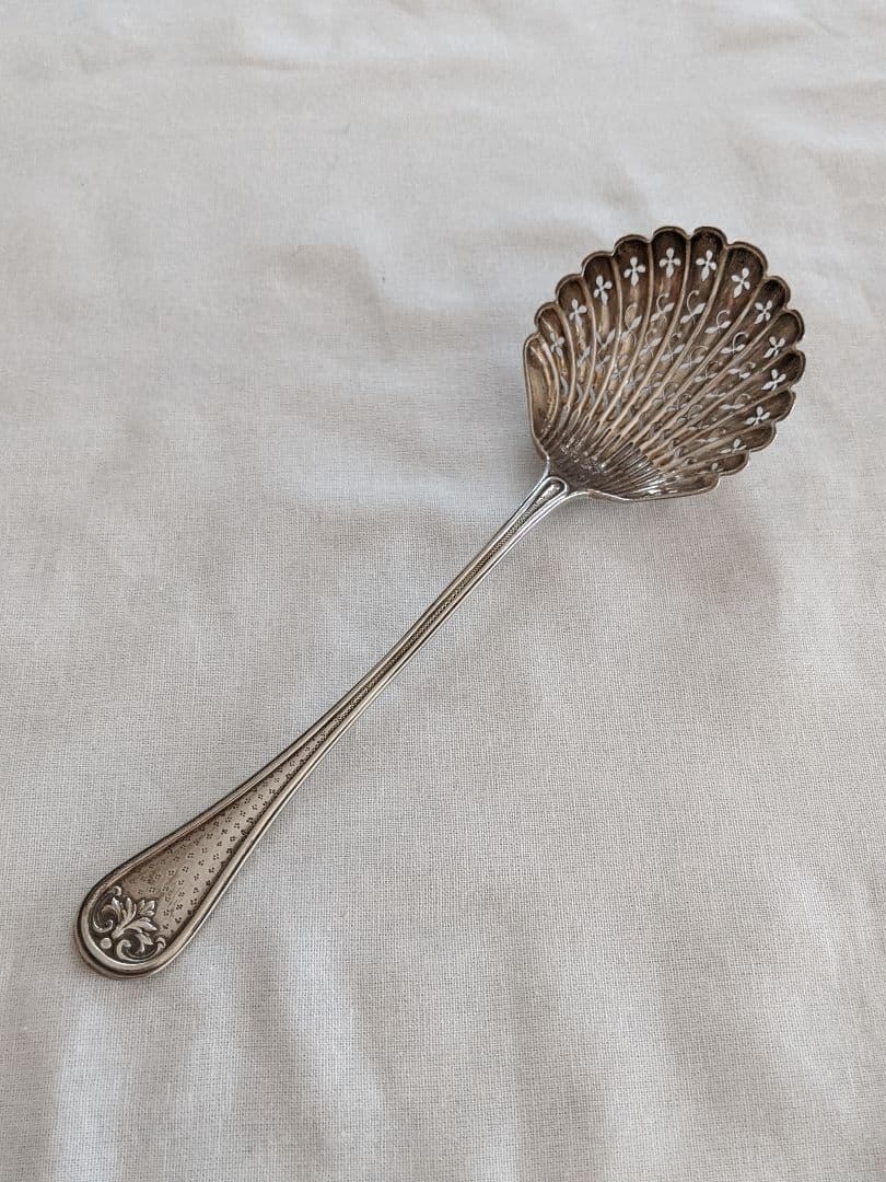 銀 ティーストレーナー 銀器 シルバー フレンチ アンティーク