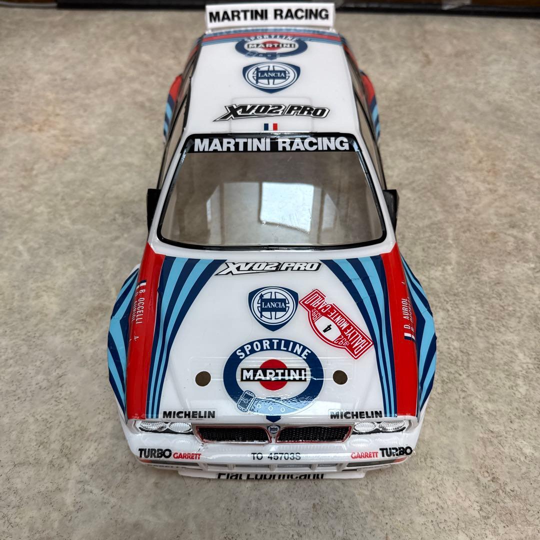 タミヤ XV-02PRO ランチアデルタインテグラーレボディ付き(メカ無し)