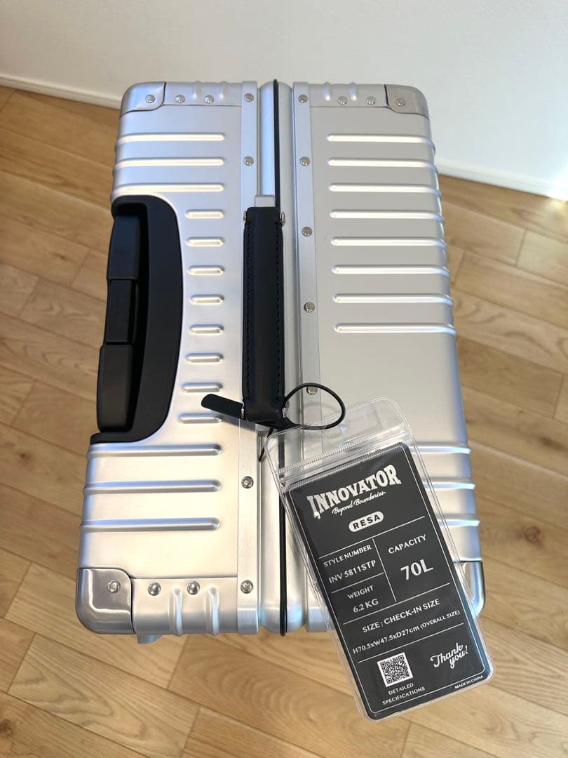 【新品・未使用品】innovator アルミスーツケース 限定色 70L