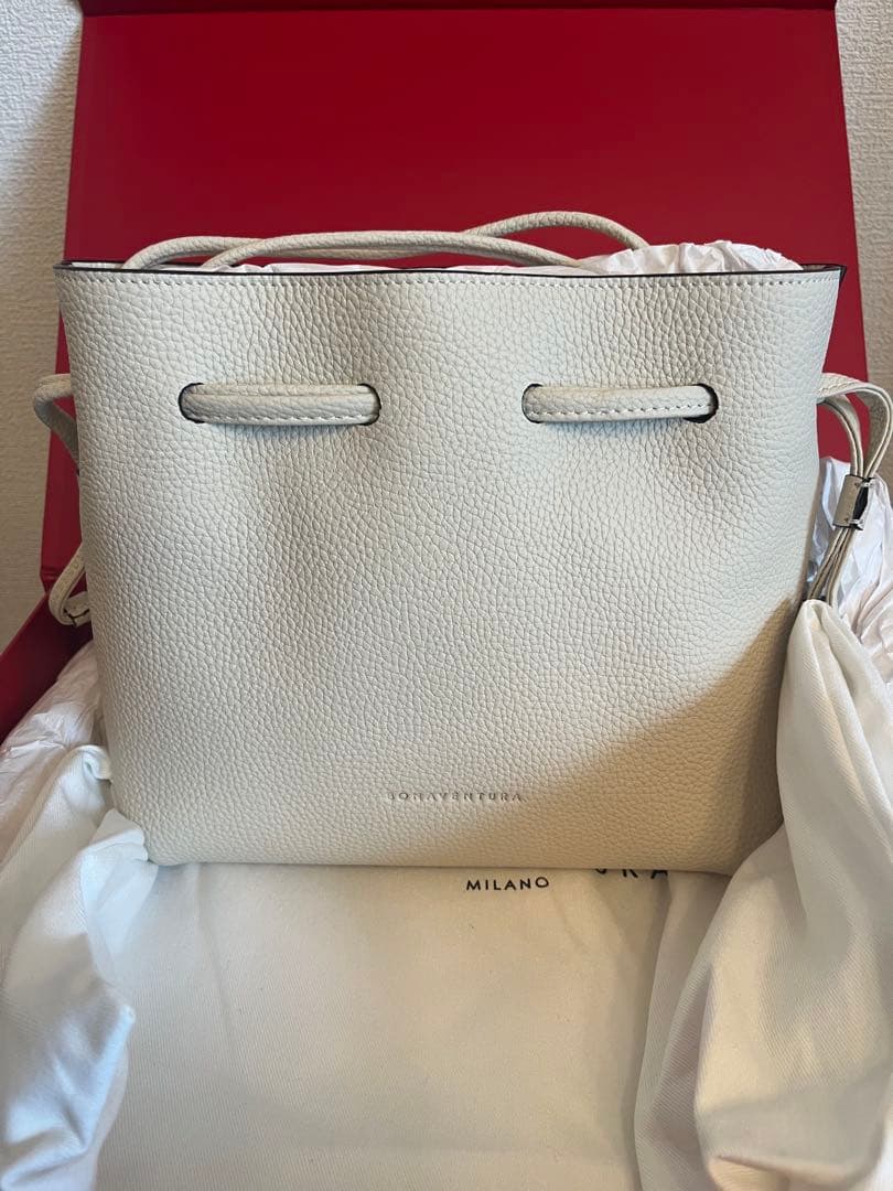 【新品未使用】BONAVENTURA ノア バッグ アイボリー