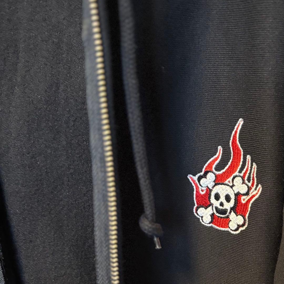 B'z パーカー◆ジップ フーディー L ◆ロックロック フェス