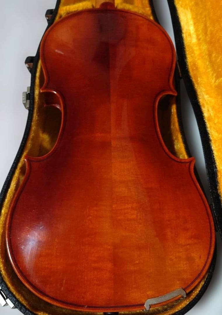 高級 バイオリン 鈴木 No.280 4/4 証明ラベル有、弓ケース付 定価7万