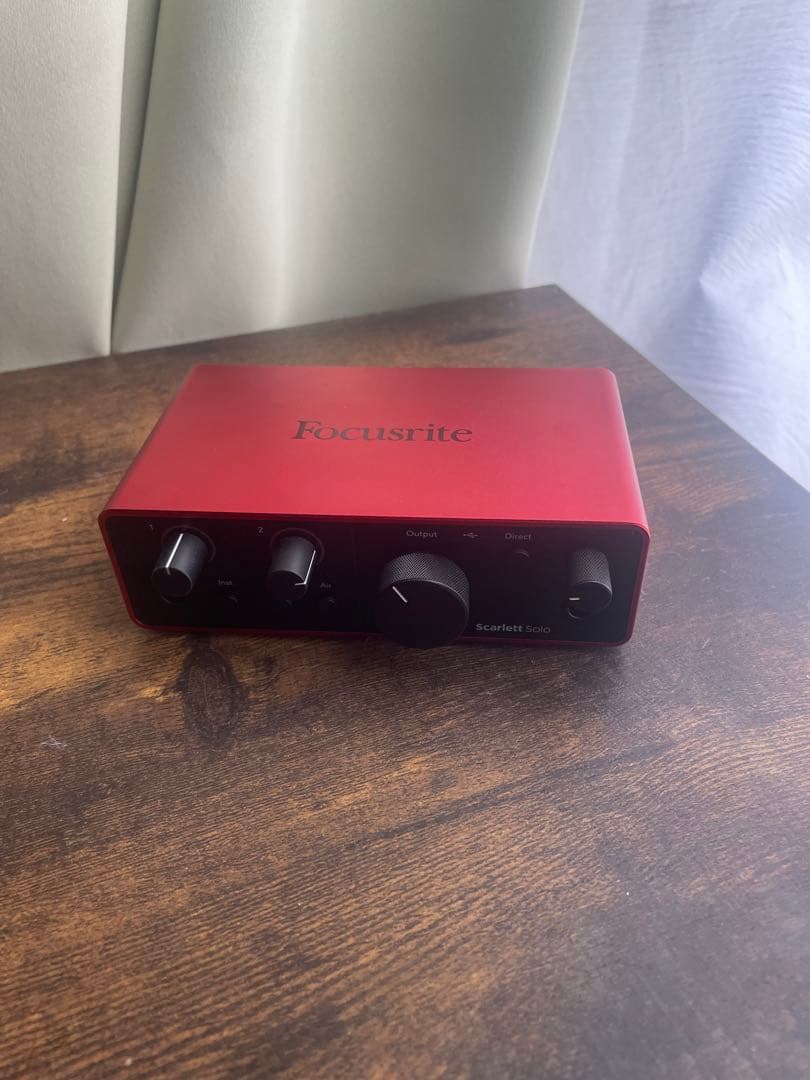 DTM・DAW Focusrite Scarlett Solo 4th generation