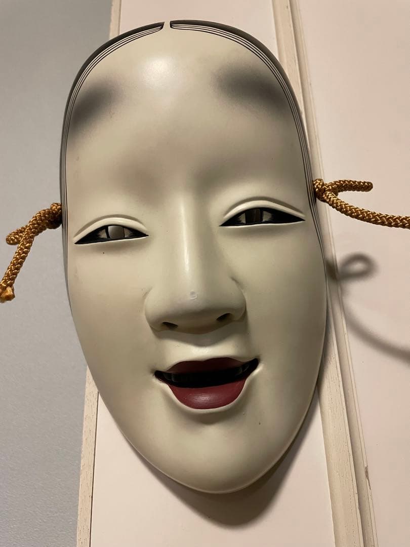 cimastone replicas 京都科学標本 能面 小面（若女）額縁付