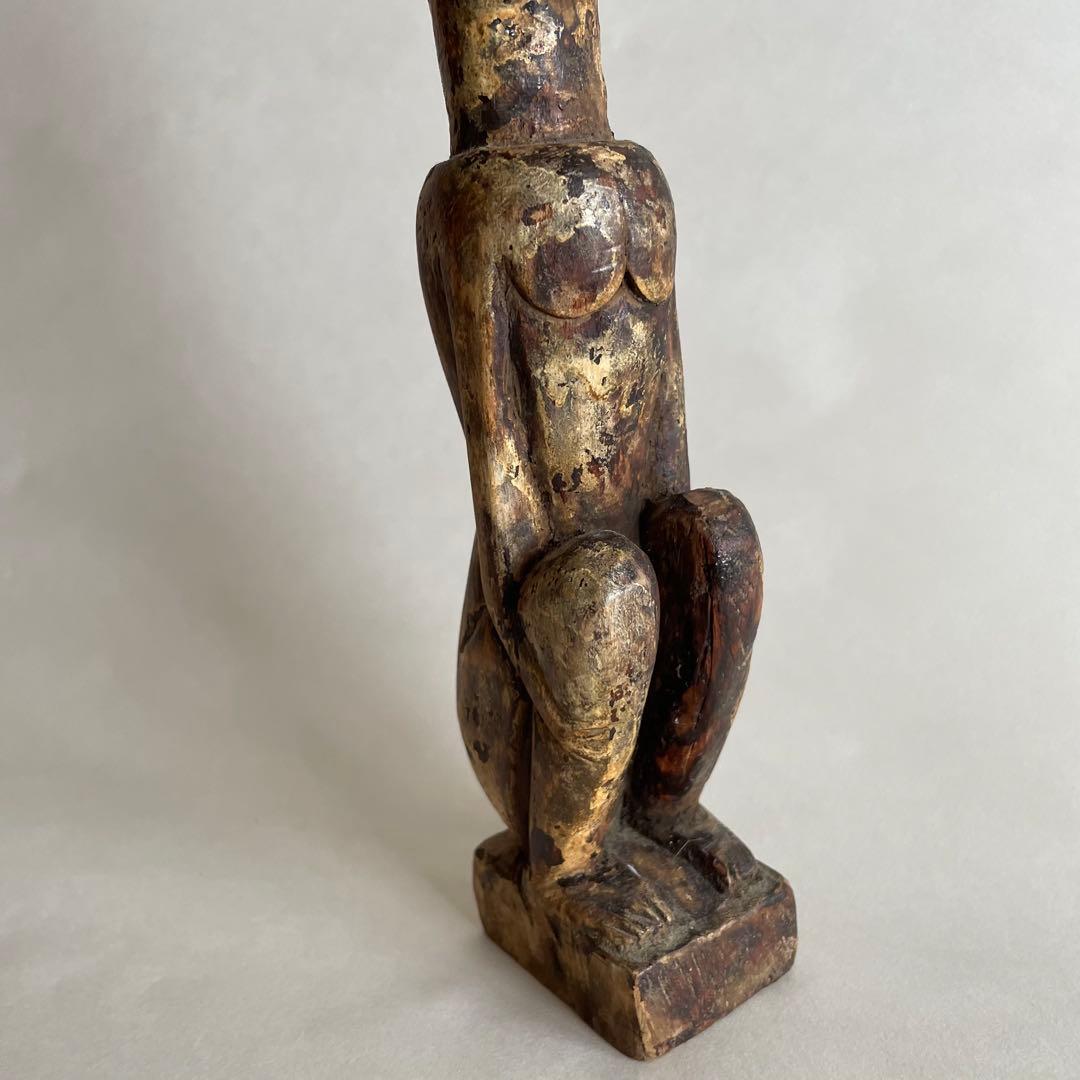 インドネシア　ティモール　木製彫刻　1970年代頃