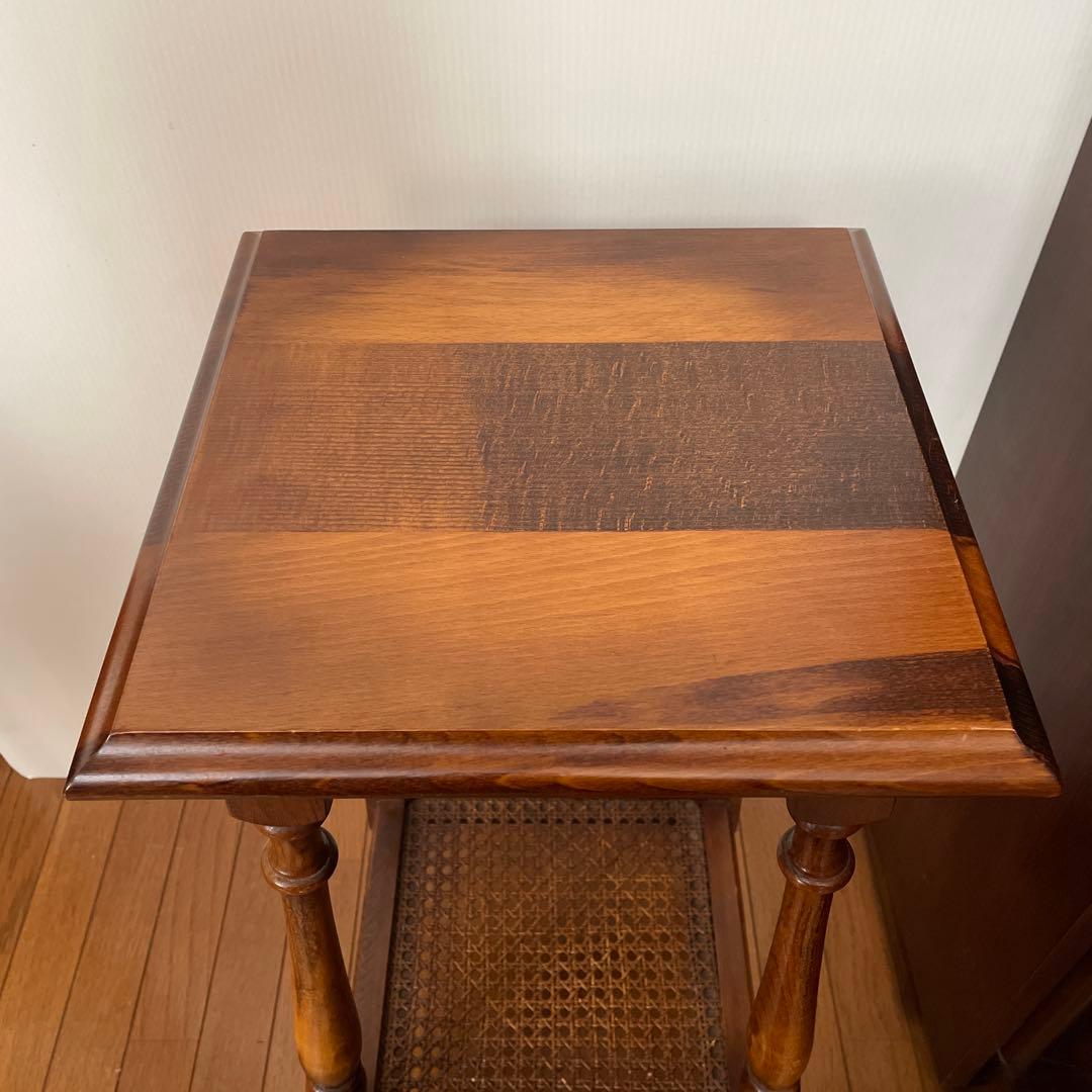 カリモク サイドテーブル 花台 電話台