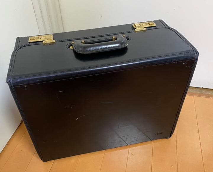 JAL 日本航空　純正パイロットケース　鞄/カバン(旧ロゴ/使用済み)