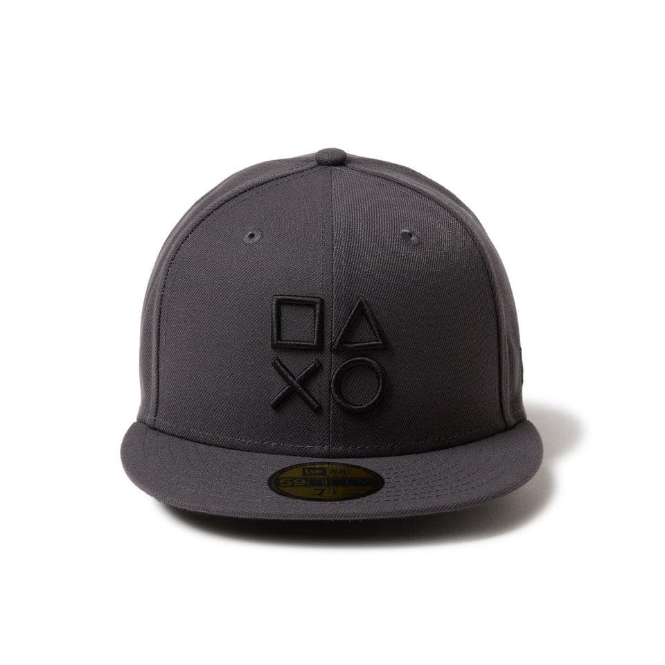 59FIFTY PlayStation ロゴ ダークグラファイト7 1/2