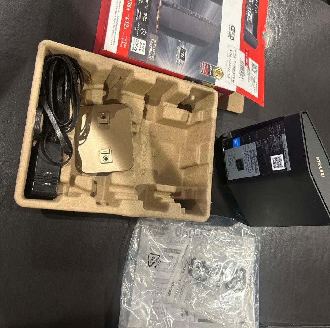 BUFFALO WSR-5400AX4-MB Wi-Fi 6ルーター