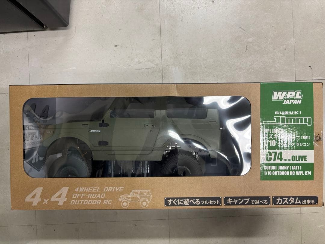 WPL C-74 1/10 4WD ジムニー オリーブ