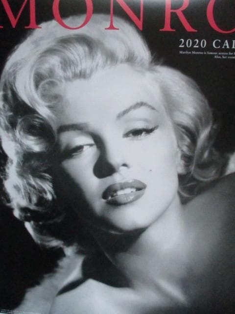ほぼ新品　マリリンモンロー　カレンダー　2020　永久保存向き
