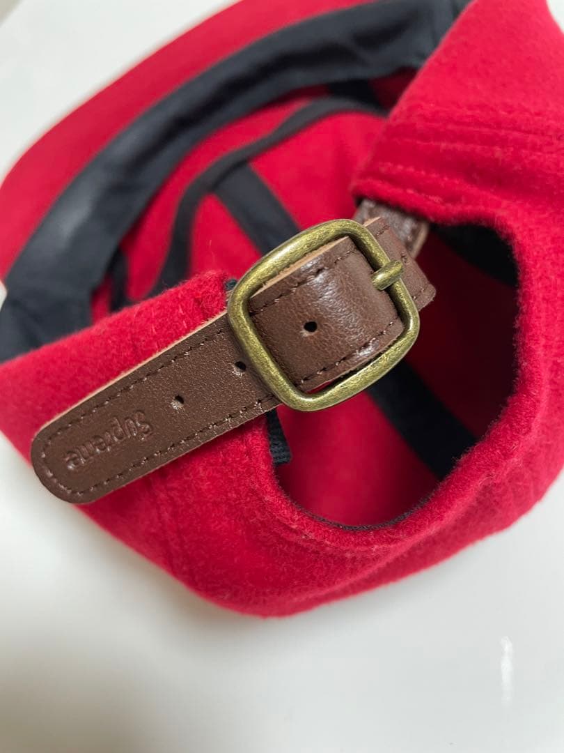 supreme wool camp cap red 赤　キャップ