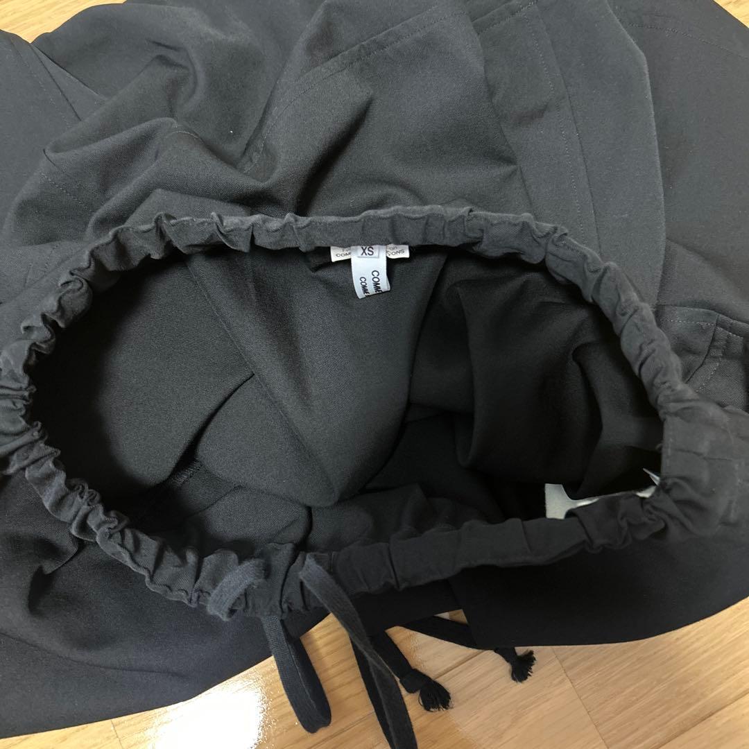 【値下げ】COMME des GARCONS　サルエルパンツ　レディース　XS黒