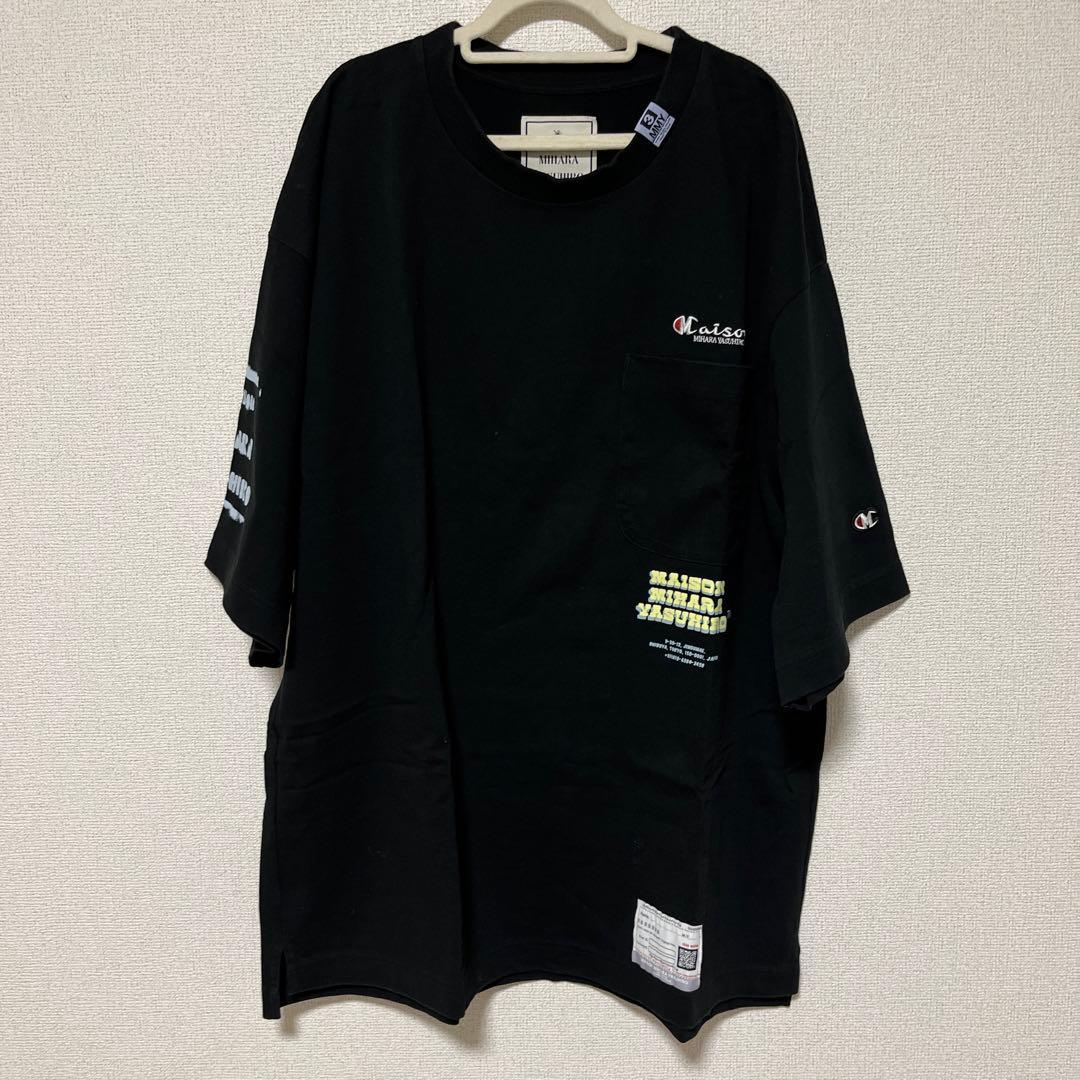 Maison Mihara Yasuhiro ブラック Tシャツ M
