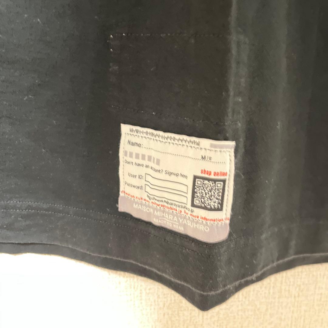 Maison Mihara Yasuhiro ブラック Tシャツ M