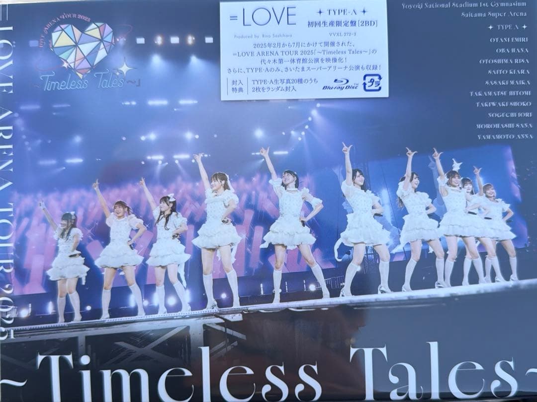 =LOVE「～Timeless Tales～」　TYPE-A集合生写真5種付き
