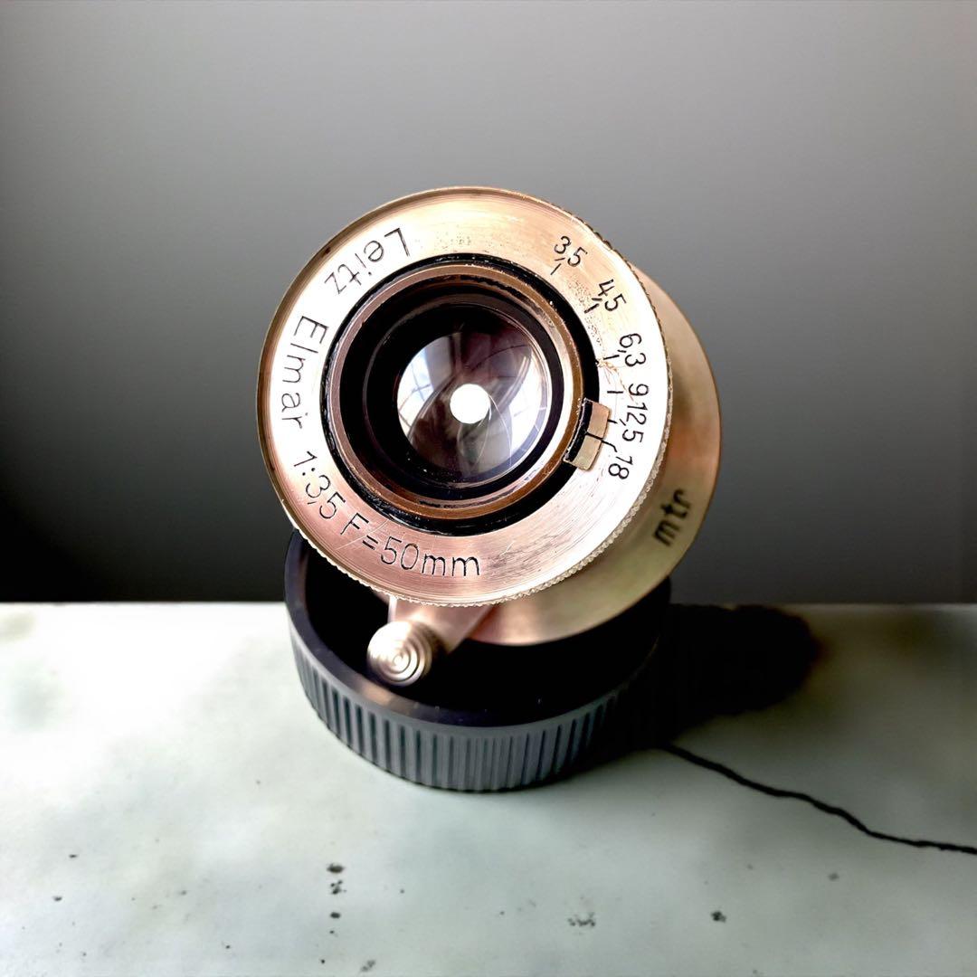 【OH票付】【珍品】Leica: Elmar 50mm/f3.5 ニッケル