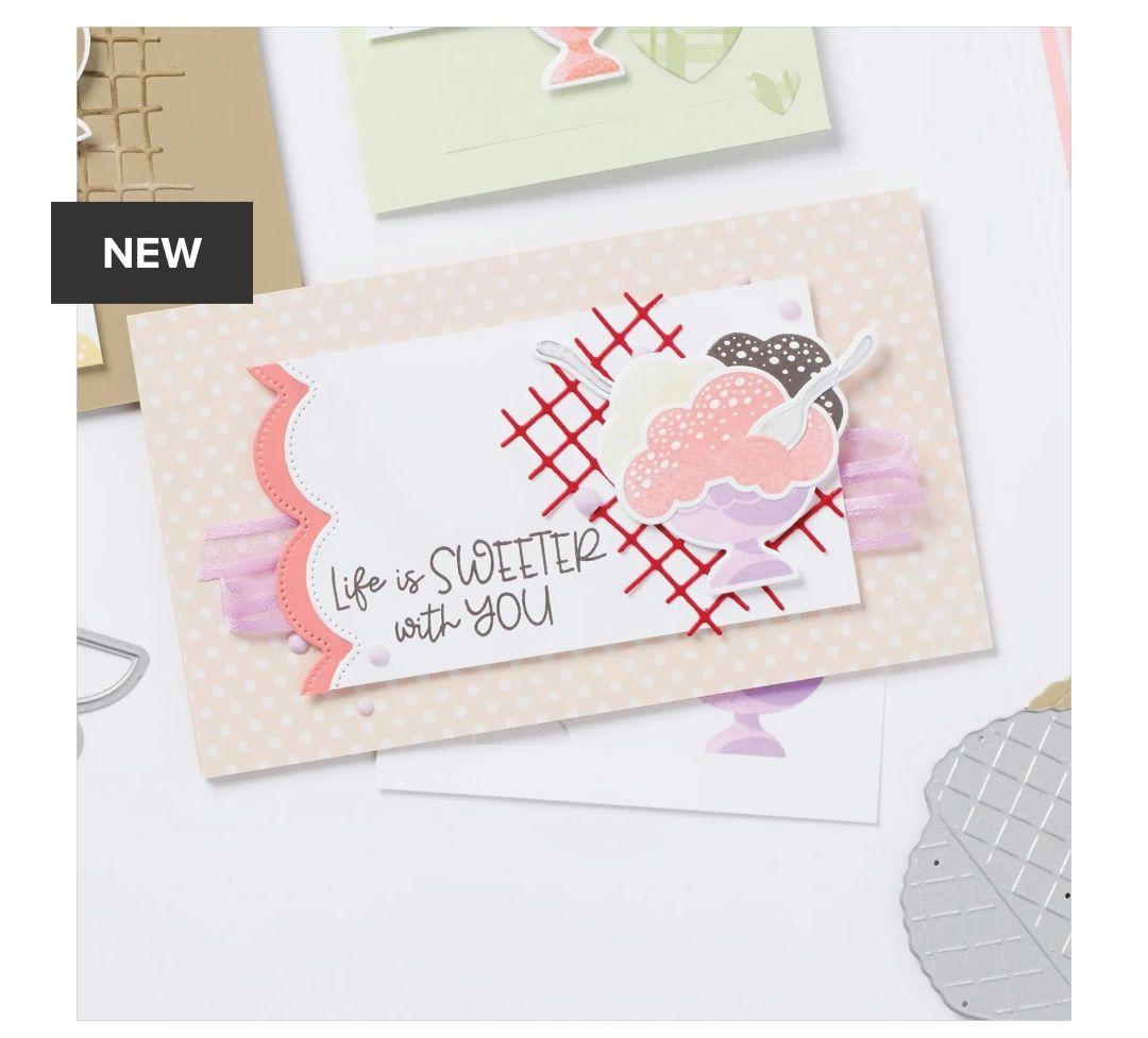 １点限り♡大人気のミルクシェイクスタンプとダイ　スタンピンアップ