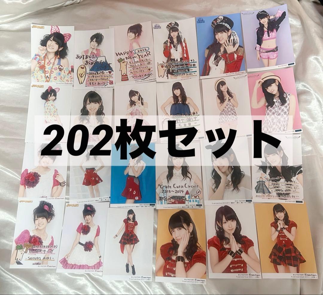【激レア】鈴木愛理公式ブロマイド202枚セット