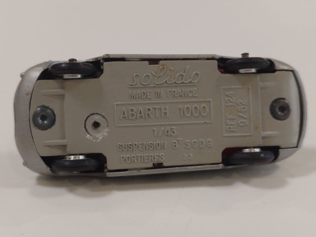 ミニカー SOLIDO ABARTH 1000