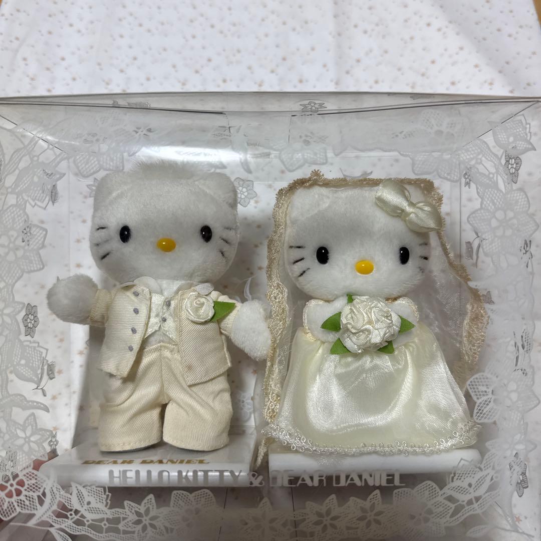 【希少】ハローキティ&ダニエル　電報　ぬいぐるみ　結婚式　新郎新婦
