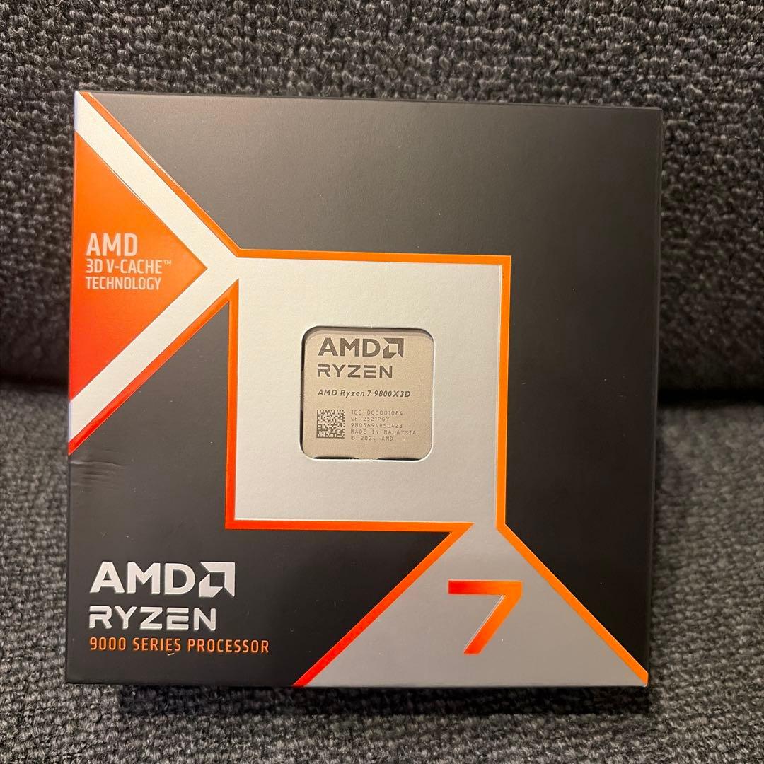 【新品未使用】AMD Ryzen 7 9800X3D CPU