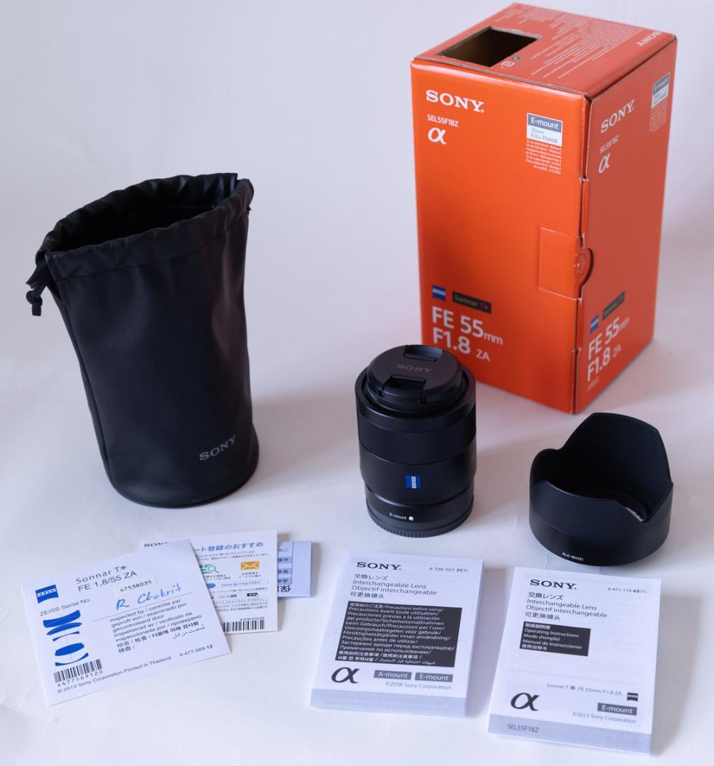 【名玉】Sonnar T* FE 55mm F1.8 ZA SONY Eマウント