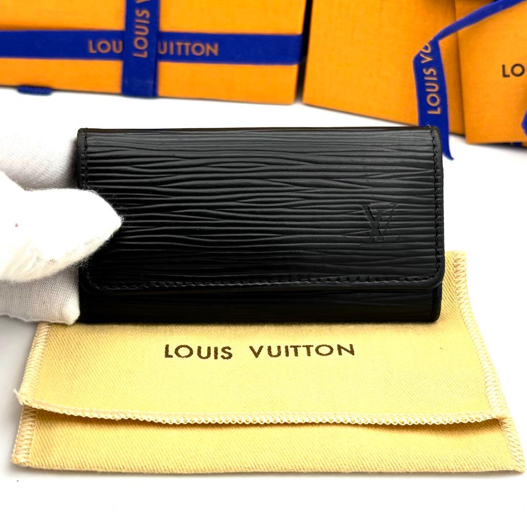 ルイヴィトン エピ 4連キーケース ミュルティクレ4 ノワール ブラック