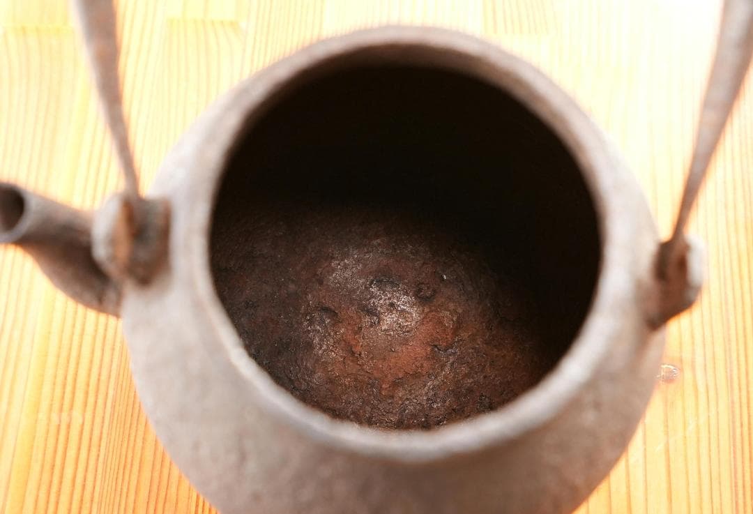 鉄瓶 龍文堂造　骨董品 茶道具