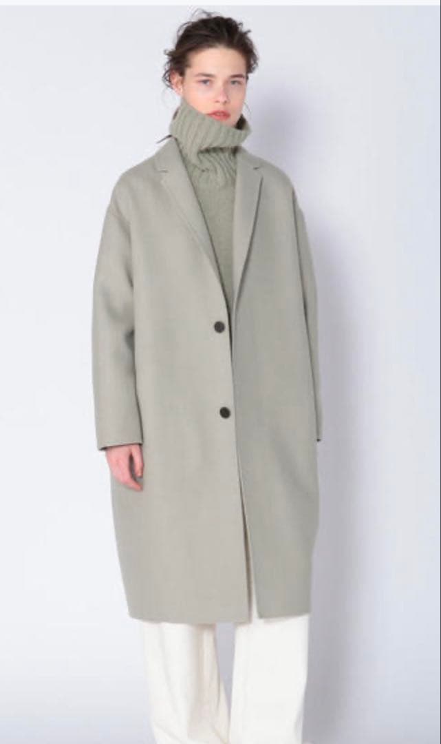 R。GALERIE VIEライトメルトン チェスターコート