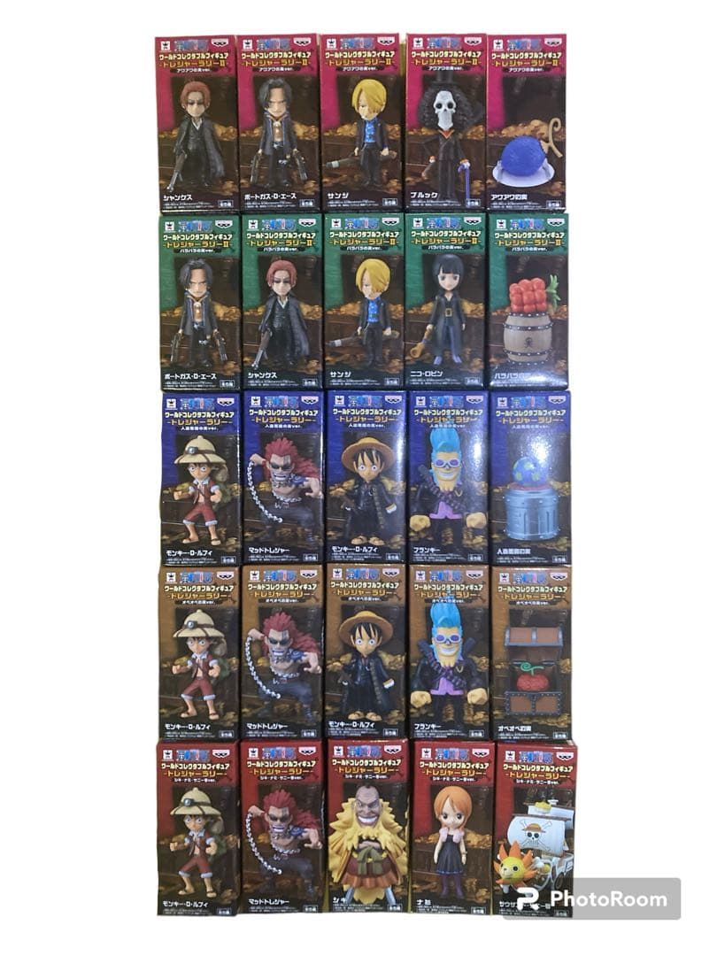 ワンピースワールドコレクタブルフィギュア　トレジャーラリーvol.1 vol.2