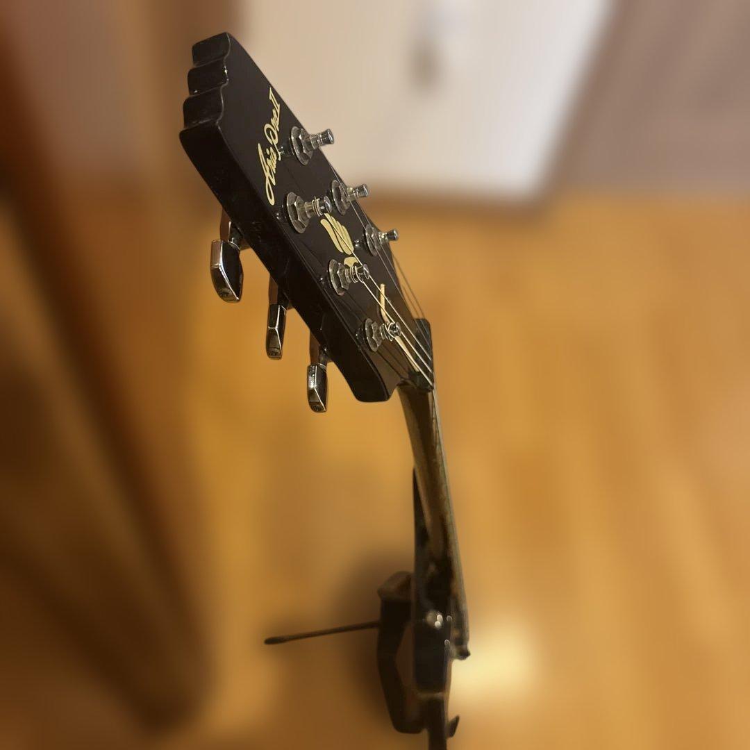 Aria Pro II PEシリーズ 木目シースルーダークグリーン 新品弦張替済