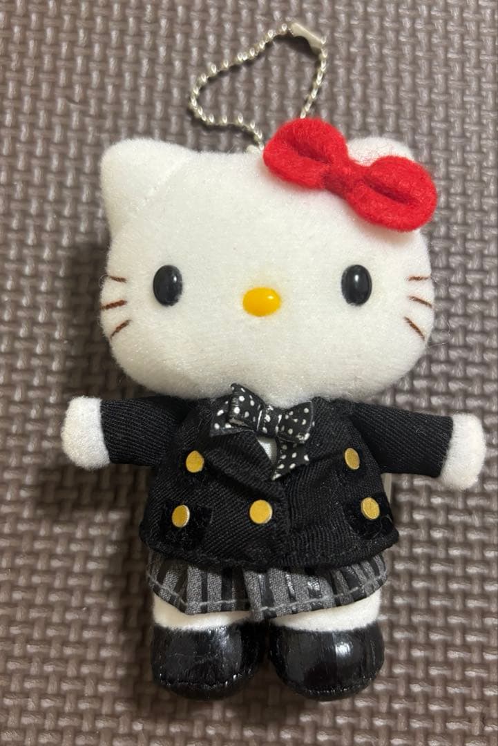 ハローキティ 聖徳大学 ぬいぐるみ ボールチェーンマスコット 制服 限定