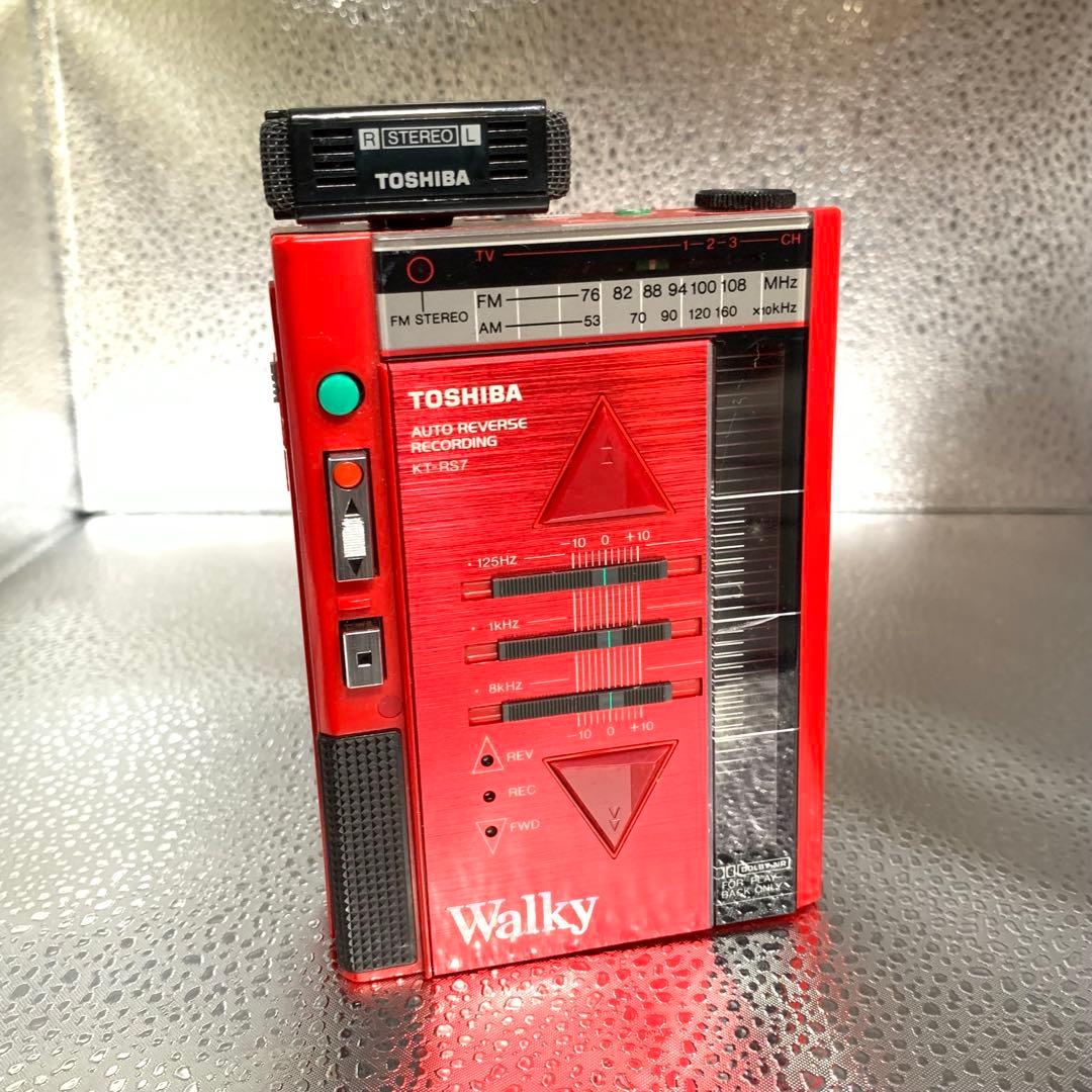 東芝ウォーキー KT-RS7 ラジオは聴けます walky ウォークマン
