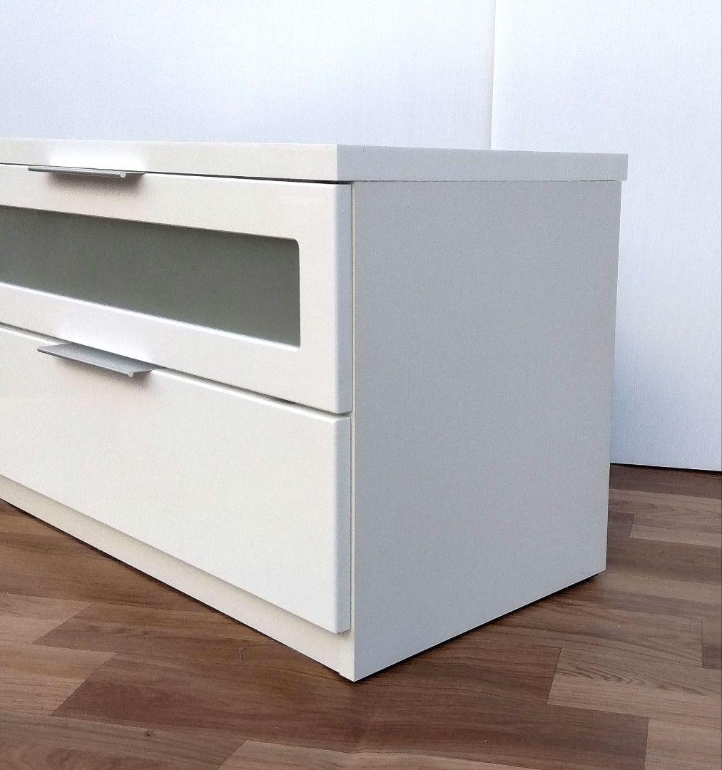 [shigeka2]MKマエダ　 白　鏡面仕上げ　テレビ台　AVラック