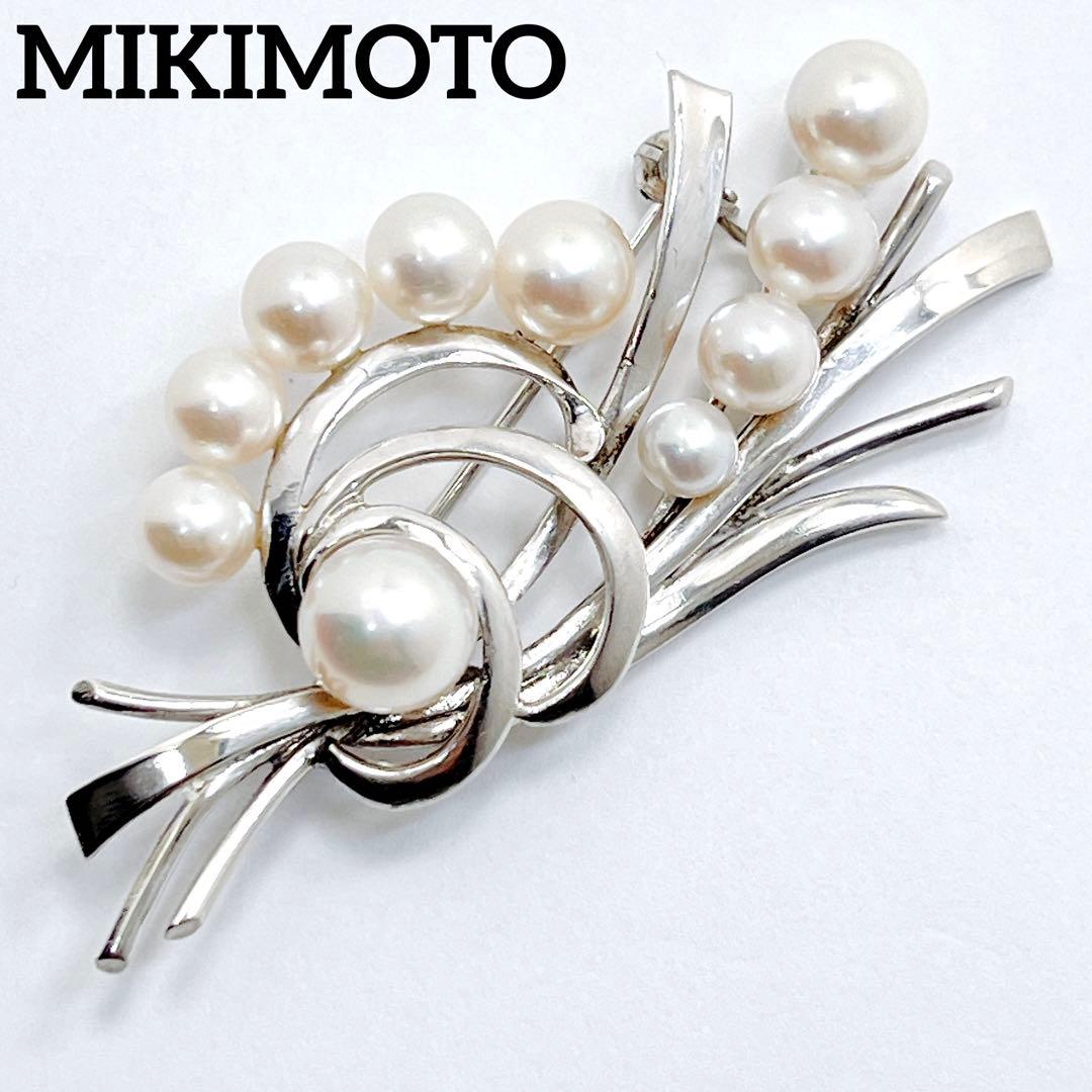 MIKIMOTO ミキモト アコヤパール　ブローチ　コサージュ