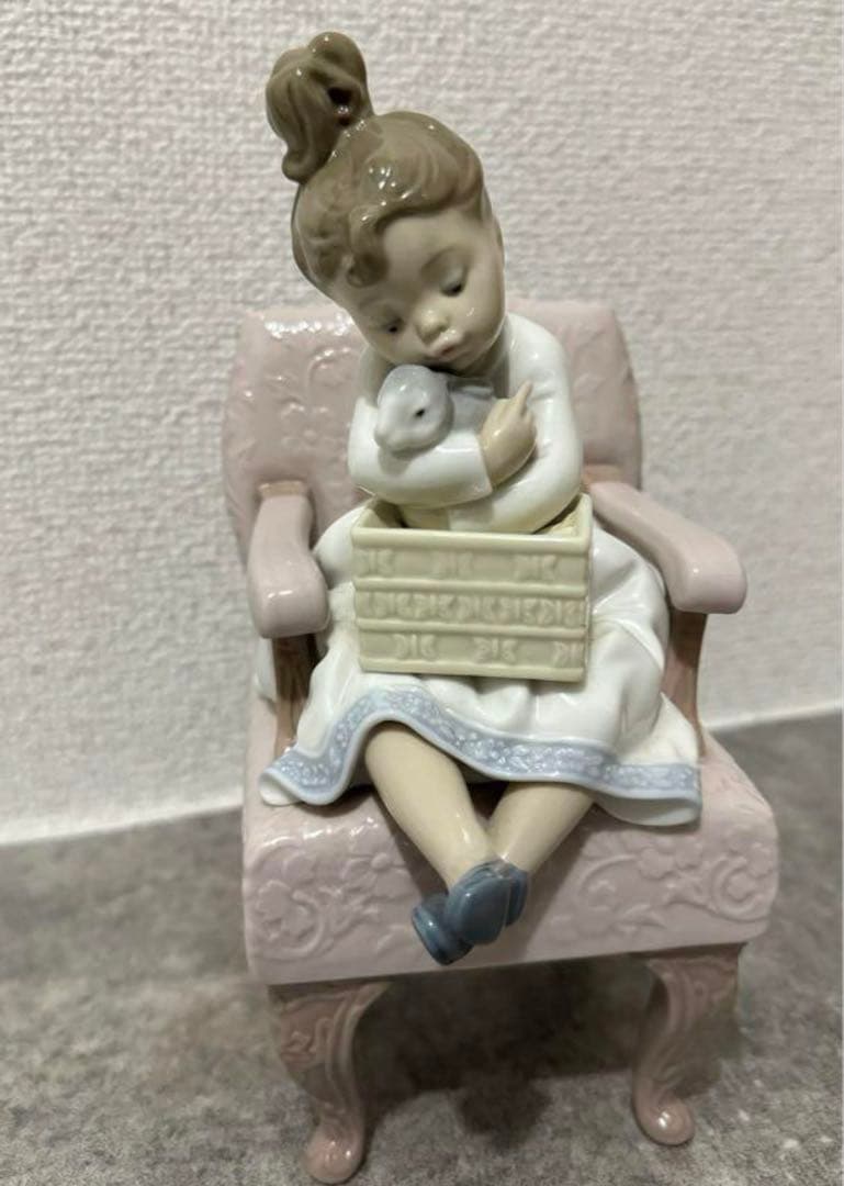 LLADRO リヤドロ お誕生日のプレゼント アンティーク 陶器人形