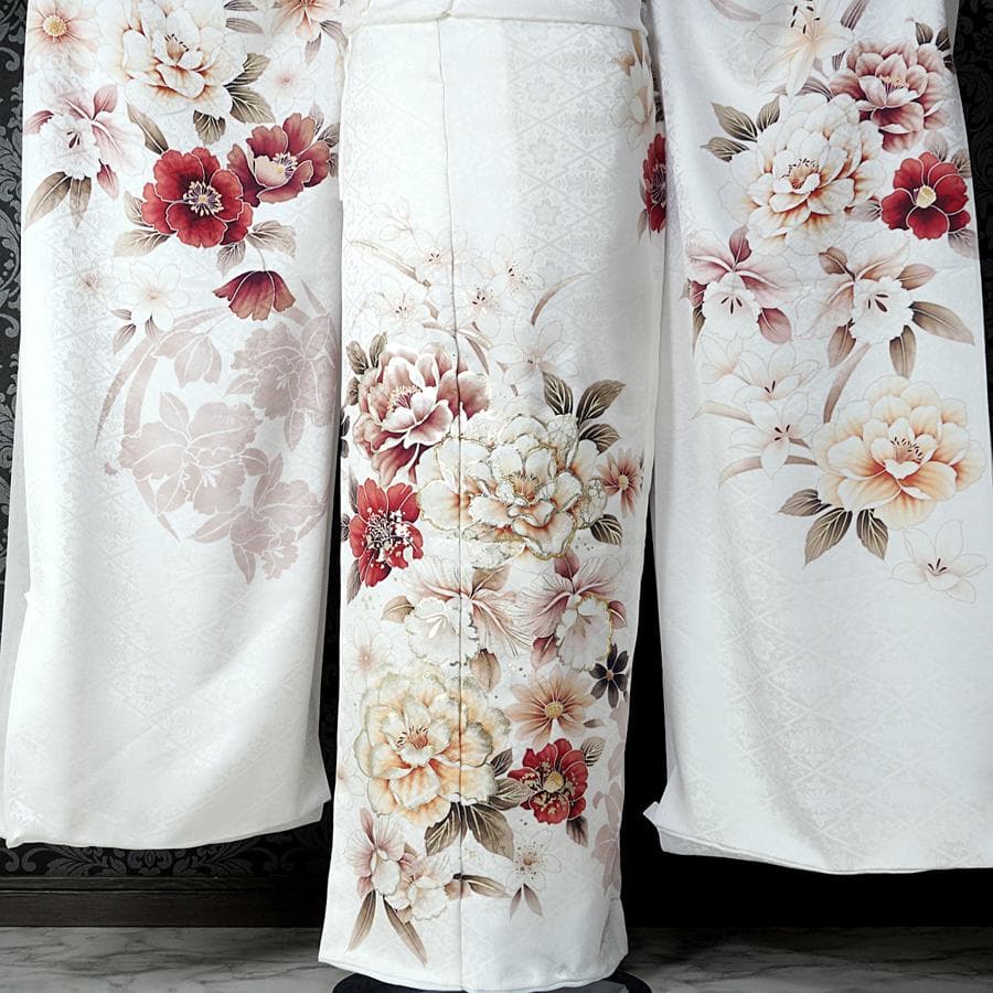 専用　ご予約　振袖セット　オーダー仕立て　白地　刺繍　金彩加工　成人式