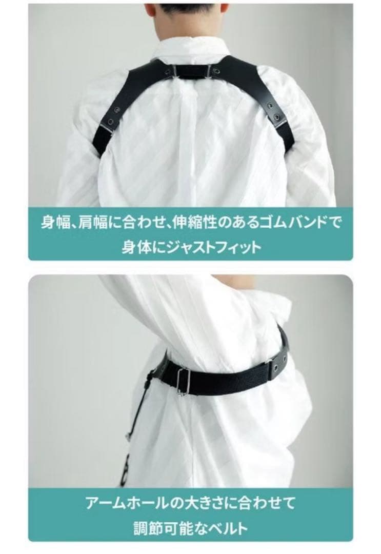 B.AIR ダブルリンク ストラップ ハーネス サックスバードストラップ 美品