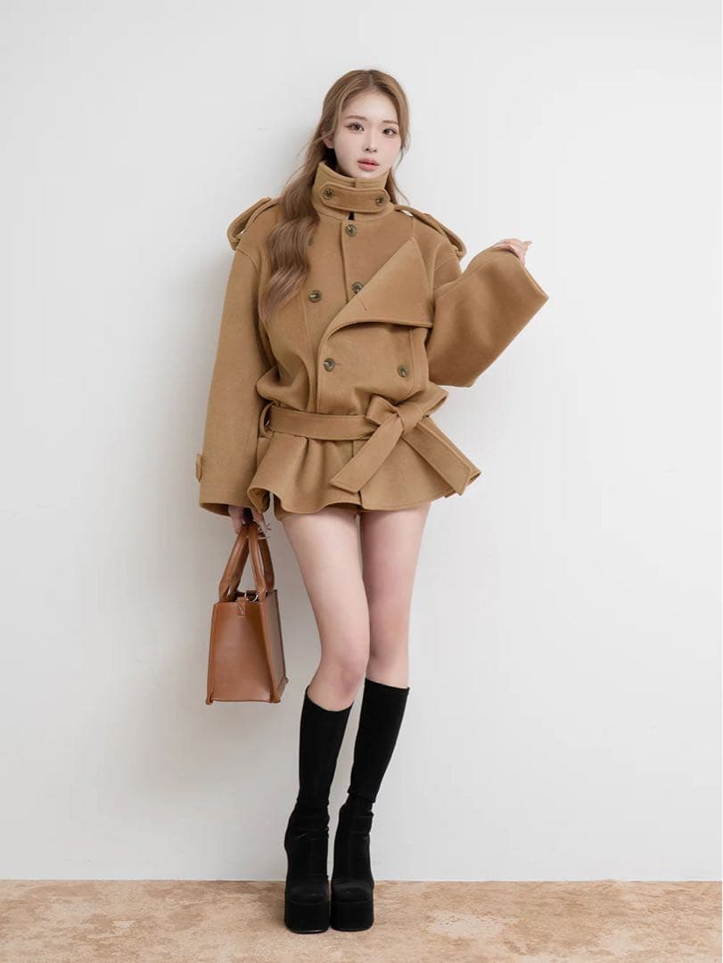 最終値下げ　未開封 Darich ダーリッチ ドロップショルダージャケットコート