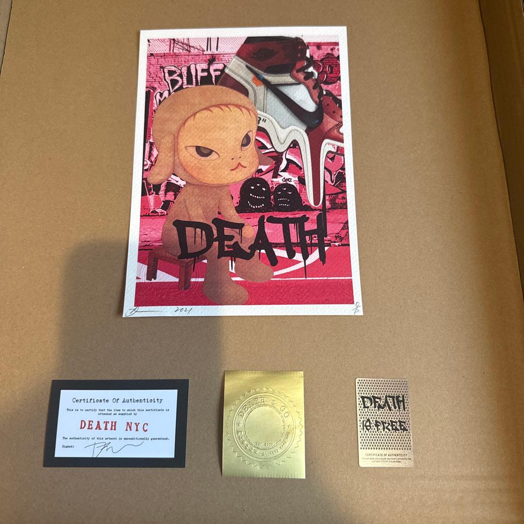 DEATH NYC 正規品　現代アートポスター　奈良美智