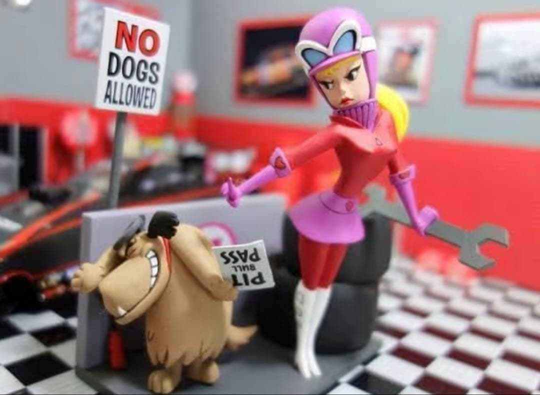 【希少】ペネロペ・ピットストップ & マットリー ミルクちゃん&ケンケン