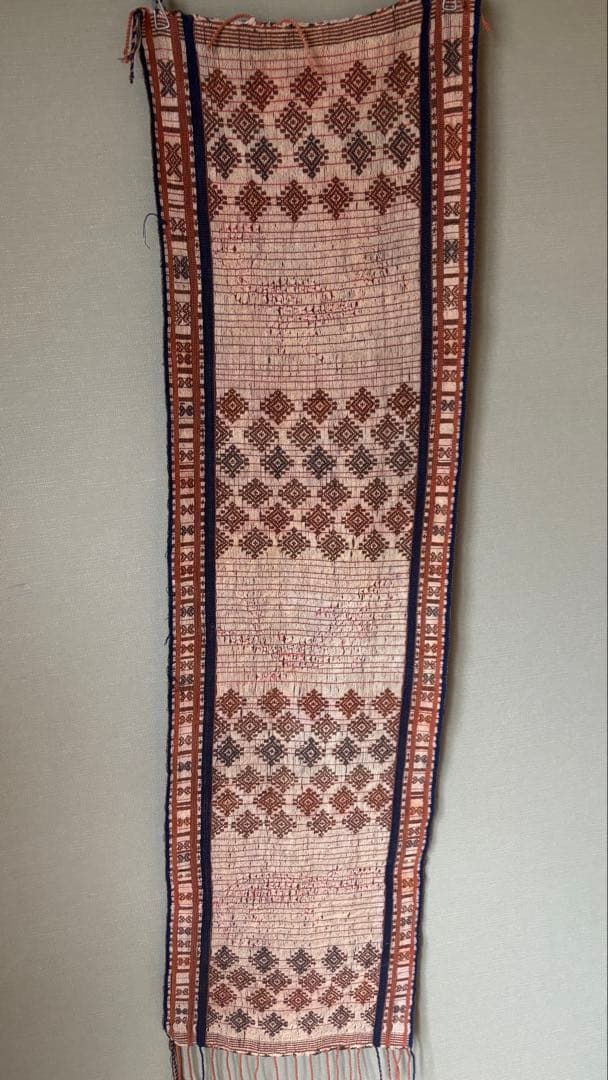 アニマル　手織り　ジェルワーク　タペストリー