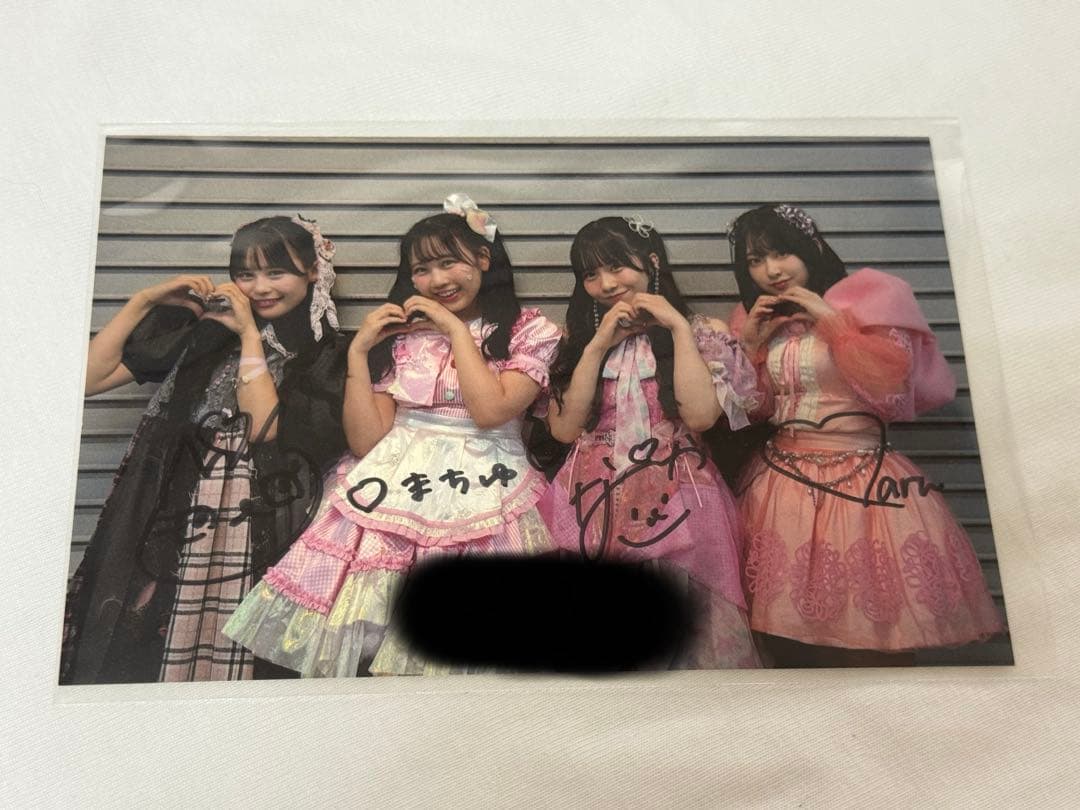 アイドル サイン入りポストカード