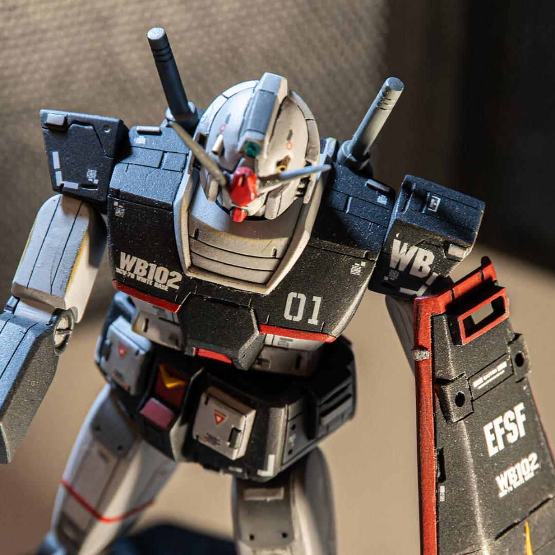 1/144スケール 旧キット ガンダム 各部改造・プロトタイプガンダム風