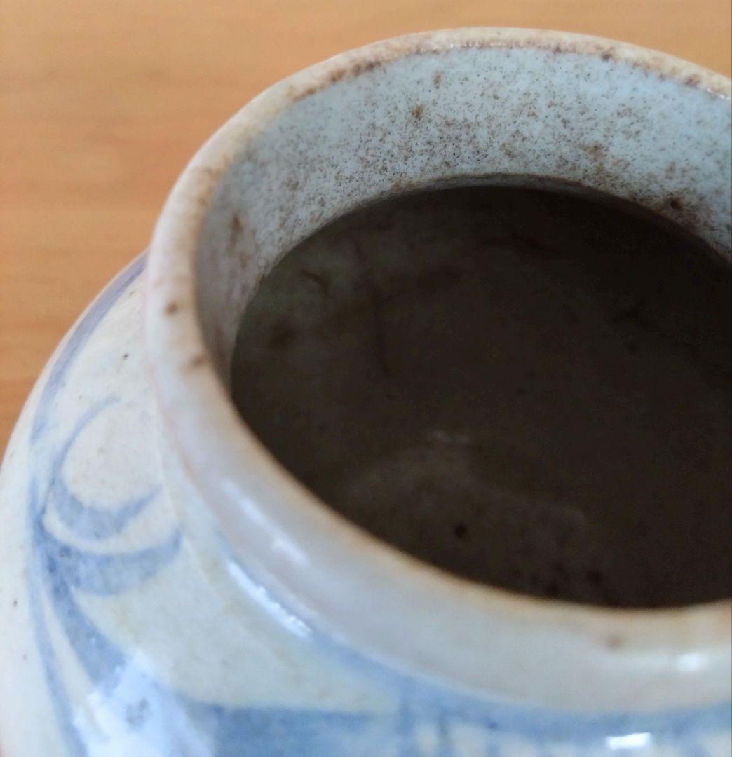 李朝染付小壺　古美術　李朝 小壺