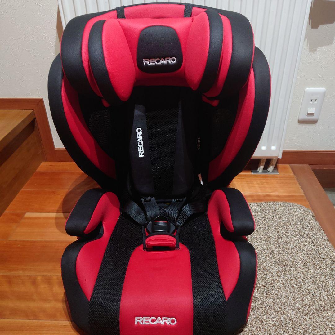 RECARO チャイルドシート レッド ブラック