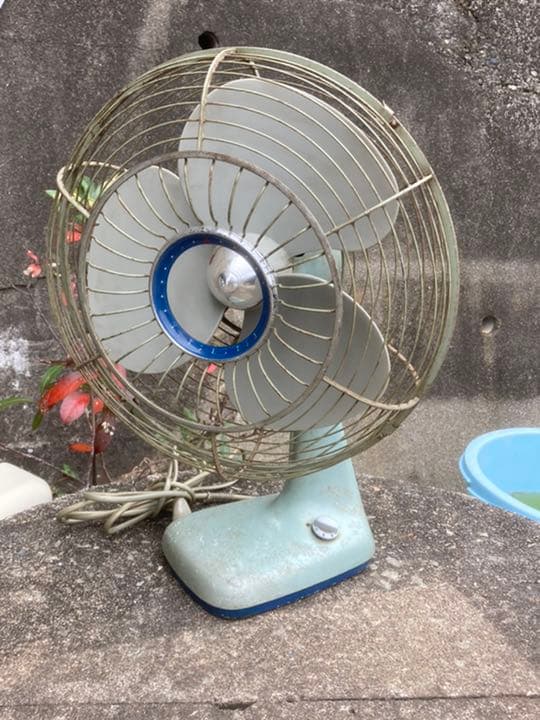 昭和レトロ扇風機・三菱／貴重な稼動品