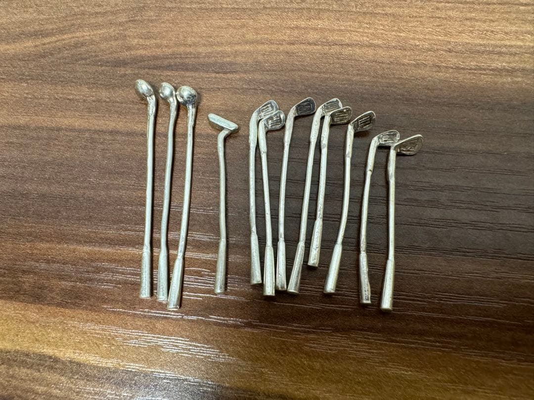 ティファニー刻印有り 925刻印有り ミニチュアゴルフセット