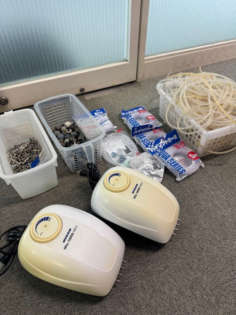 【メダカ業務用】NISSO HPα-10000 NEO エアポンプ 2台セット